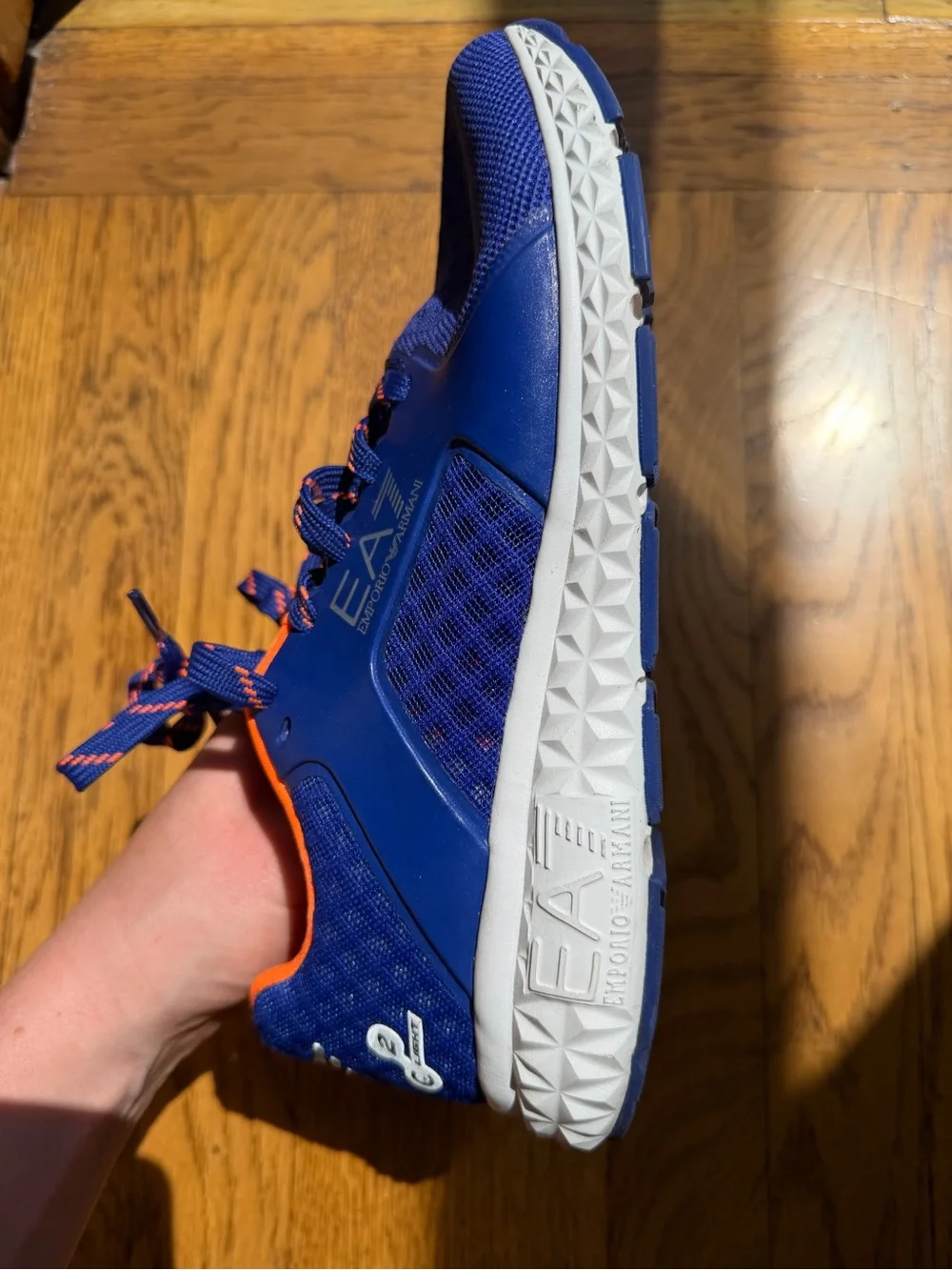 Gently Used - Emporio Armani EA7 Royal Blue Sneakers (US 6.5)